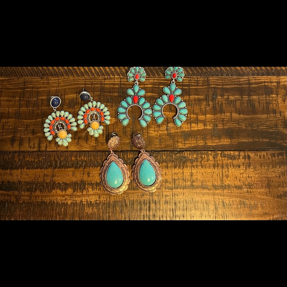 Boho style earrings